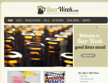Tablet Screenshot of beerweek.com